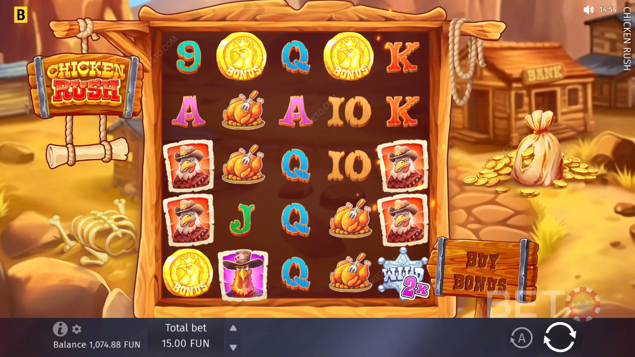 Ulasan Chicken Rush oleh BETO Slots