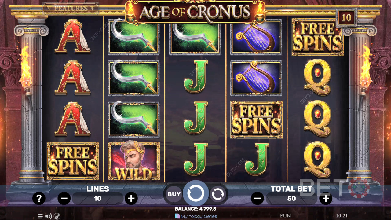Ulasan Age of Cronus oleh BETO Slots