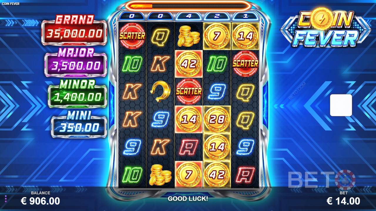 Ulasan Demam Koin oleh BETO Slots