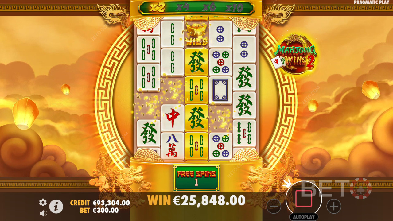 Menangkan 100,000x taruhan Anda di Slot Online Mahjong Wins 2!
