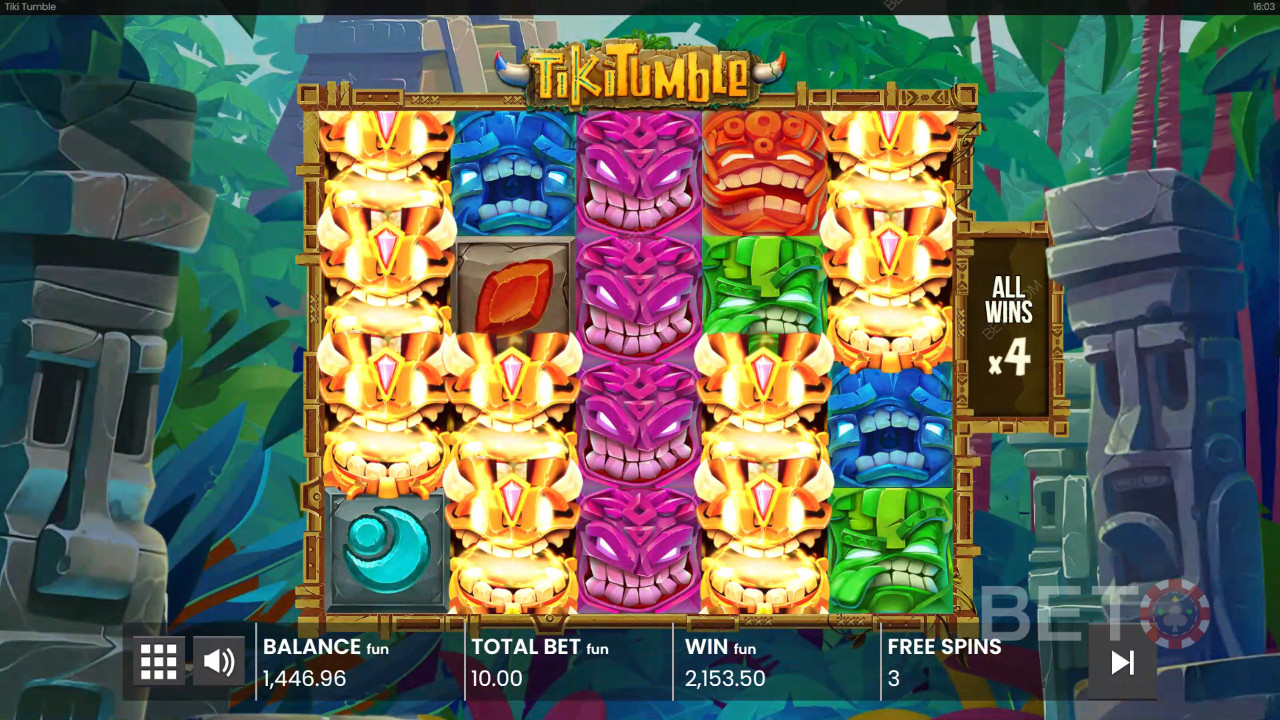 Ulasan Tiki Tumble oleh BETO Slots