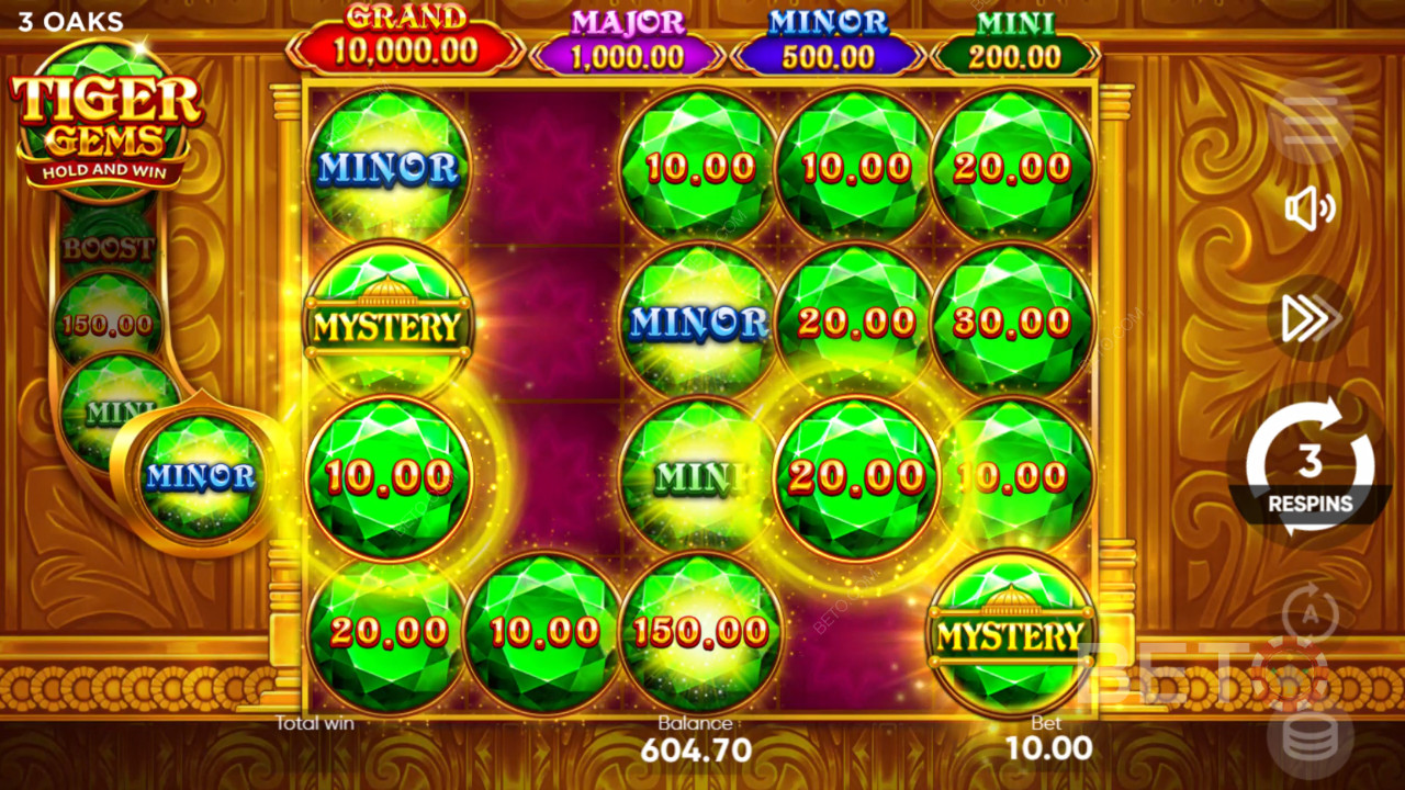 Cara Memainkan Permata Harimau dari 3 Oaks Gaming