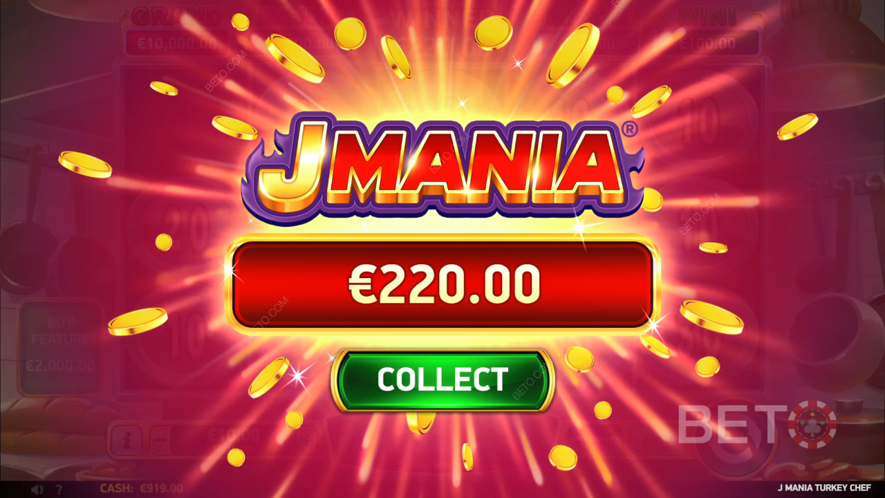 Menangkan 3,910x taruhan Anda di Slot J Mania Turkey Chef!