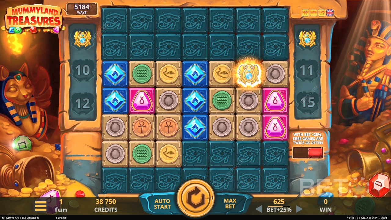 Ulasan Harta Karun Mummyland oleh BETO Slots