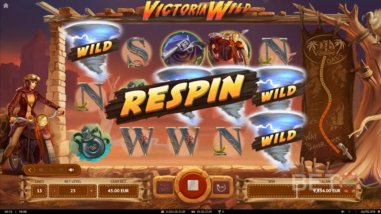 Victoria Wild mesin slot dengan berbagai jenis Spin Gratis dan bonus khusus