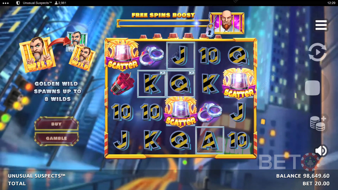 Ulasan Tersangka yang Tidak Biasa oleh BETO Slots