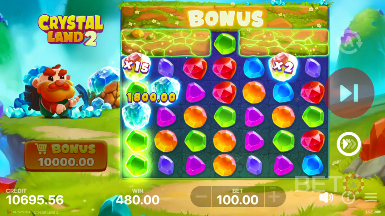 Ulasan Crystal Land 2 oleh BETO Slots