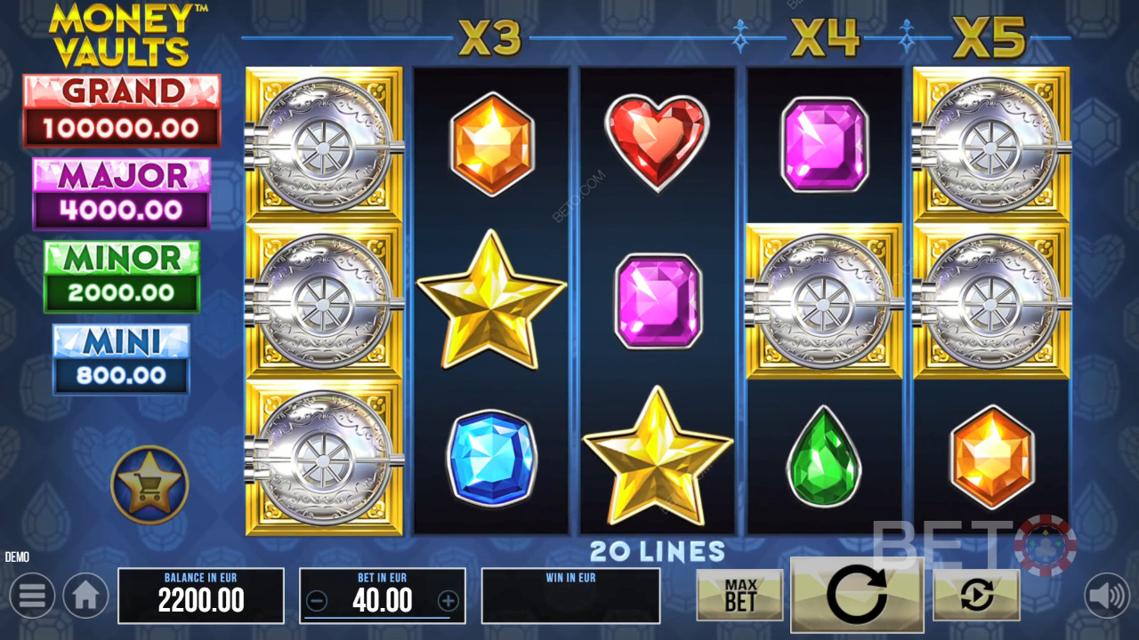 Ulasan Money Vaults oleh BETO Slots