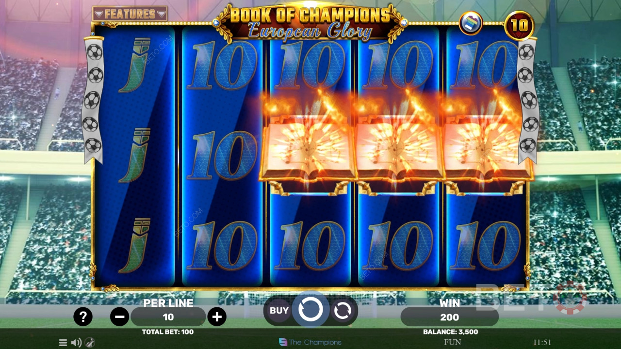 Book of Champions - Ulasan Kejayaan Eropa oleh BETO Slots