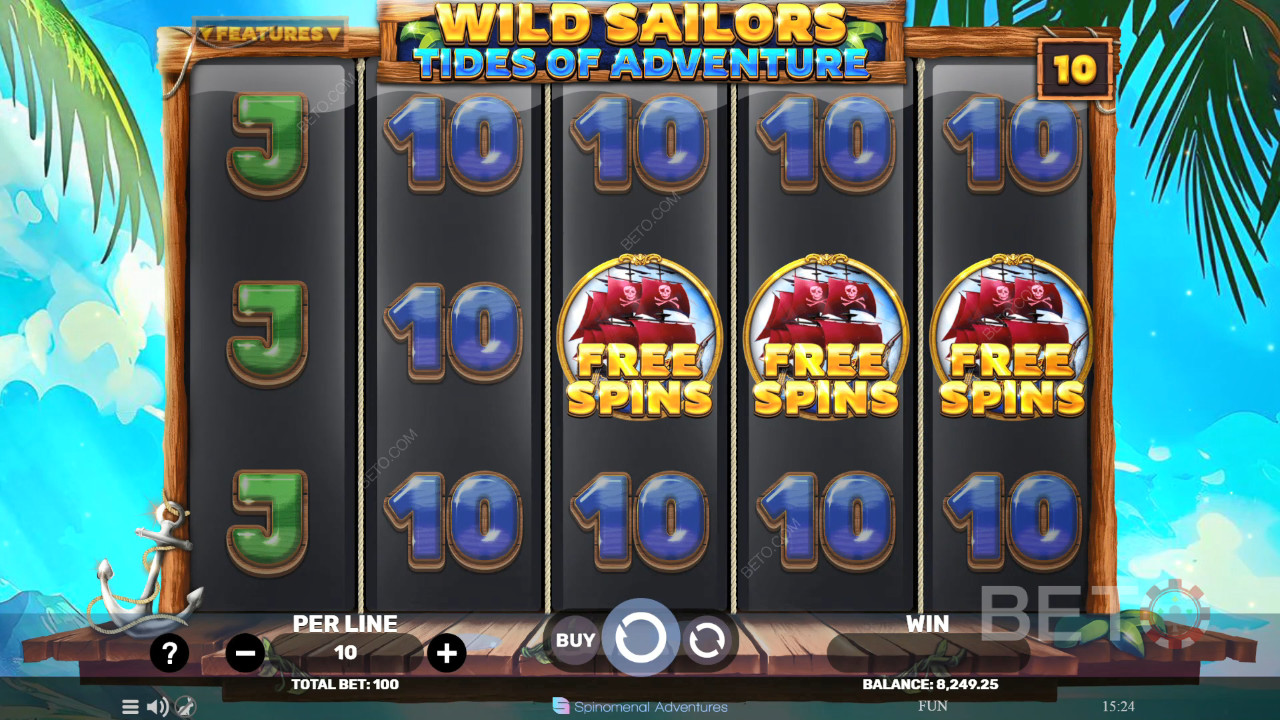 Wild Sailors - Tides of Adventure Review oleh BETO Slots