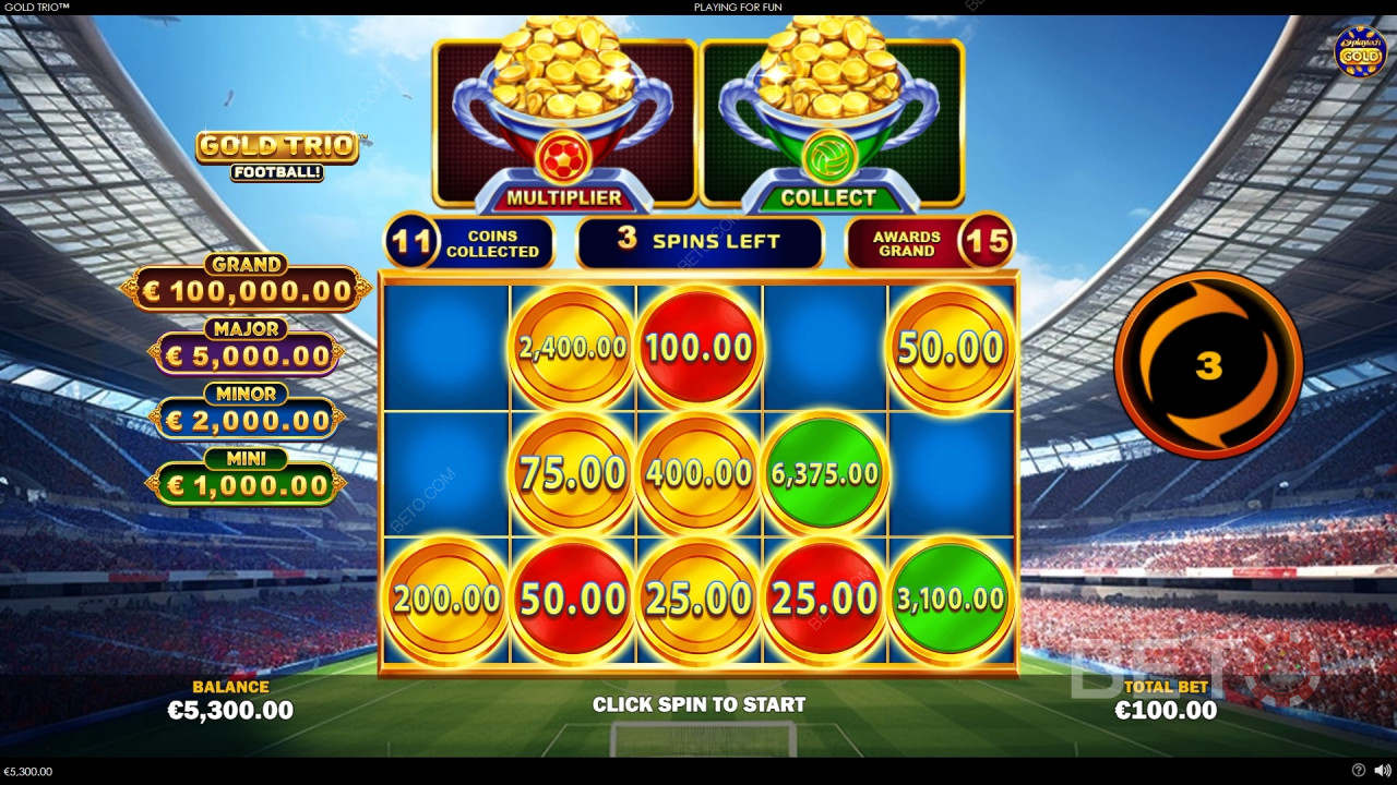Cara Bermain Playtech Trio Emas: Sepak bola!