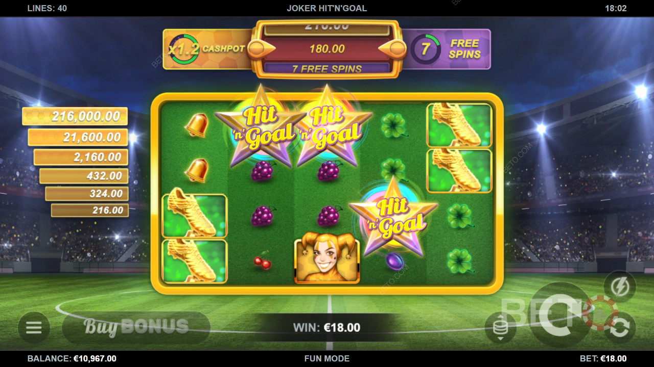 Joker Hit'n'Goal Main Gratis
