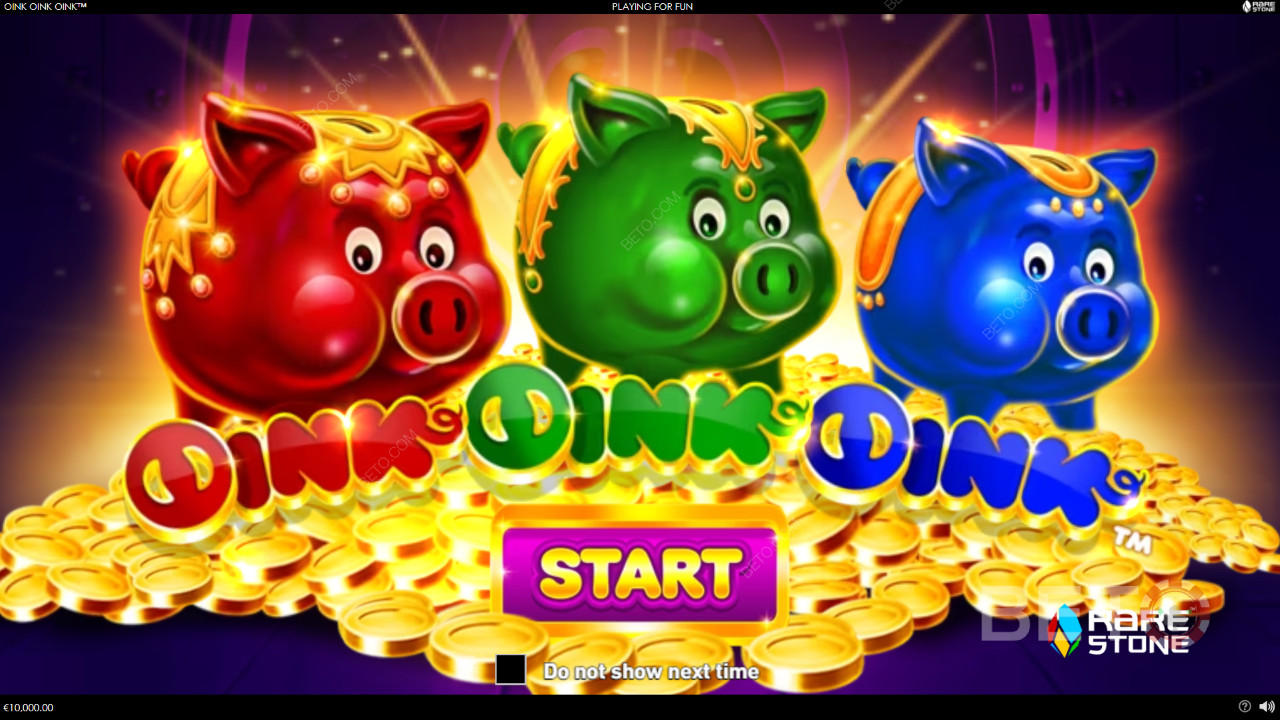 Menangkan 2,000x taruhan Anda di Slot Video Oink Oink Oink!
