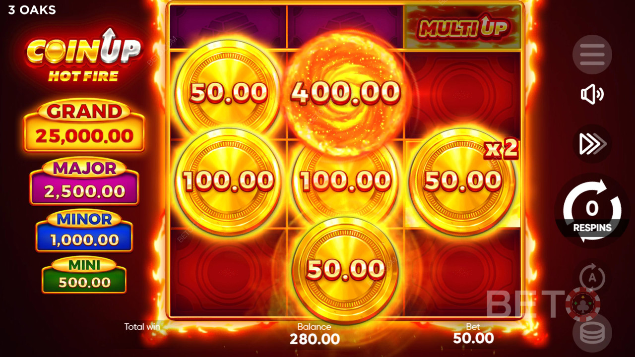 Cara Bermain Coin Up dari 3 Oaks Gaming: Api Panas