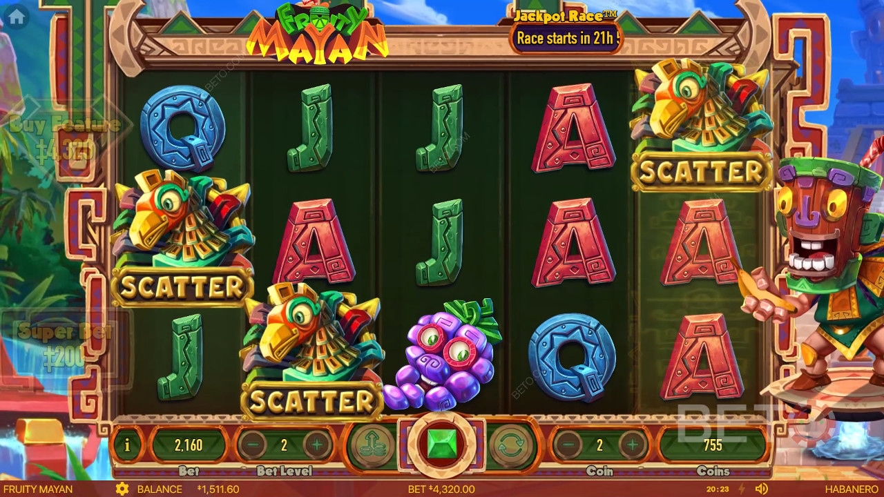Ulasan Fruity Mayan oleh BETO Slots