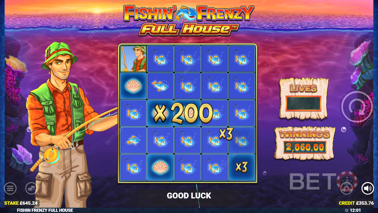 Fishin' Frenzy Full House Main Gratis