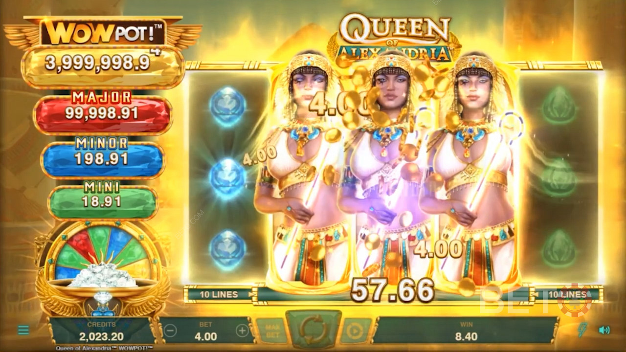 Bersinar dalam keagungan Cleopatra untuk kesempatan memenangkan hadiah bernilai lebih dari jutaan dolar
