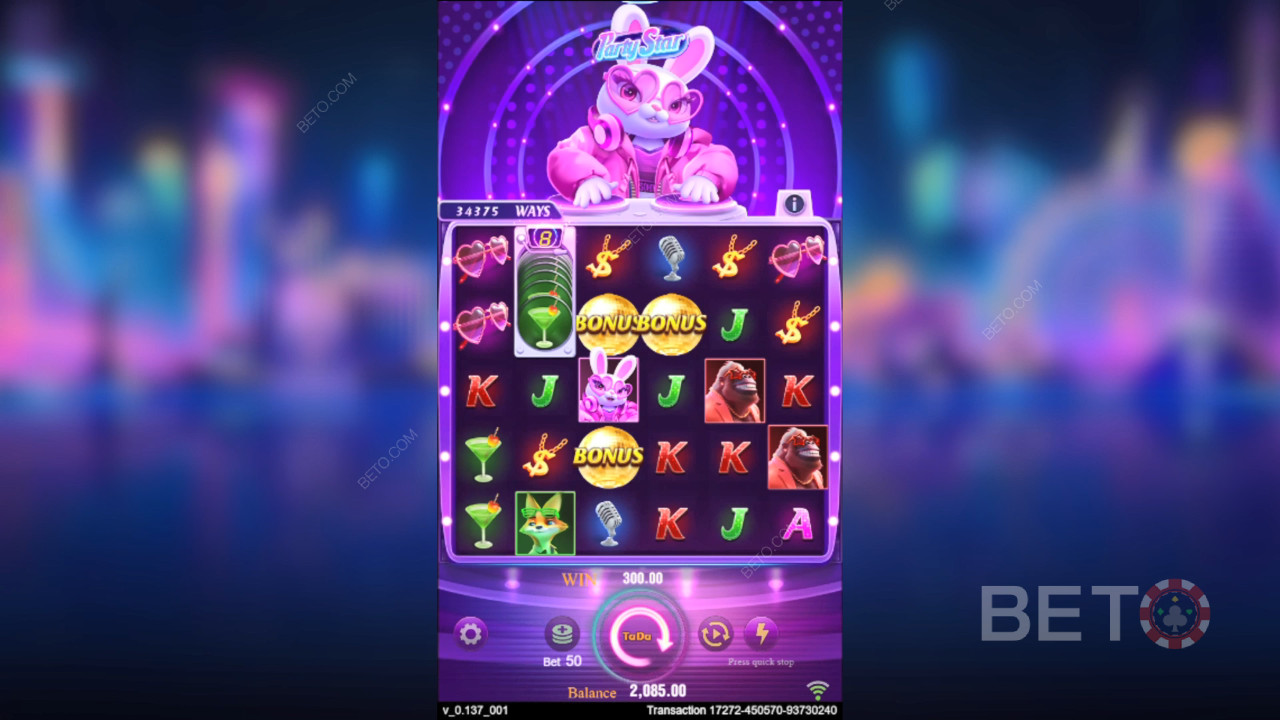 Ulasan Bintang Pesta oleh BETO Slots