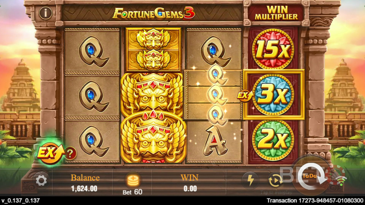 Fitur Bonus Dijelaskan di Fortune Gems 3 oleh TaDa Gaming
