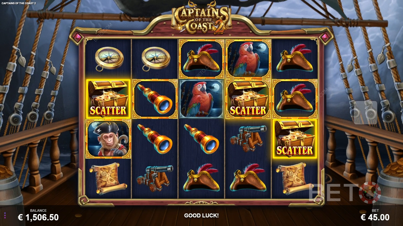Ulasan Captains of the Coast 2 oleh BETO Slots