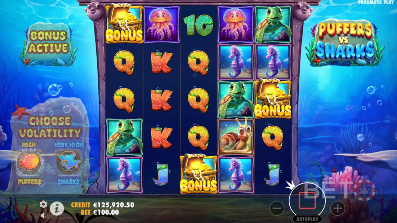 Ulasan Puffers Vs Sharks oleh BETO Slots