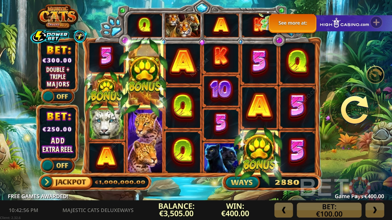 Ulasan Majestic Cats DeluxeWays oleh BETO Slots