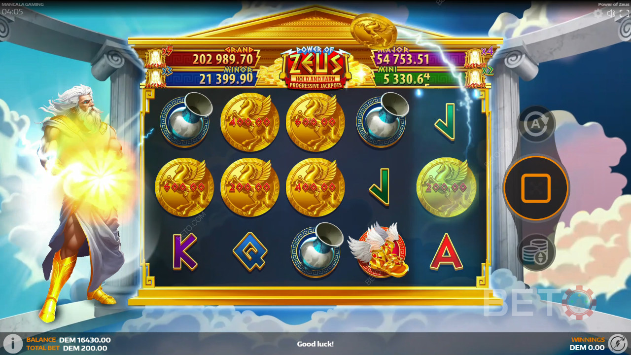 Power of Zeus (Mancala Gaming) Main Gratis