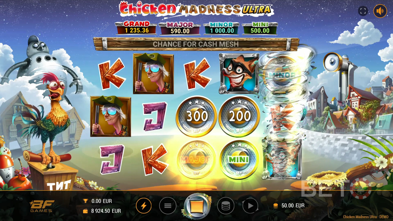 Ulasan Chicken Madness Ultra oleh BETO Slots
