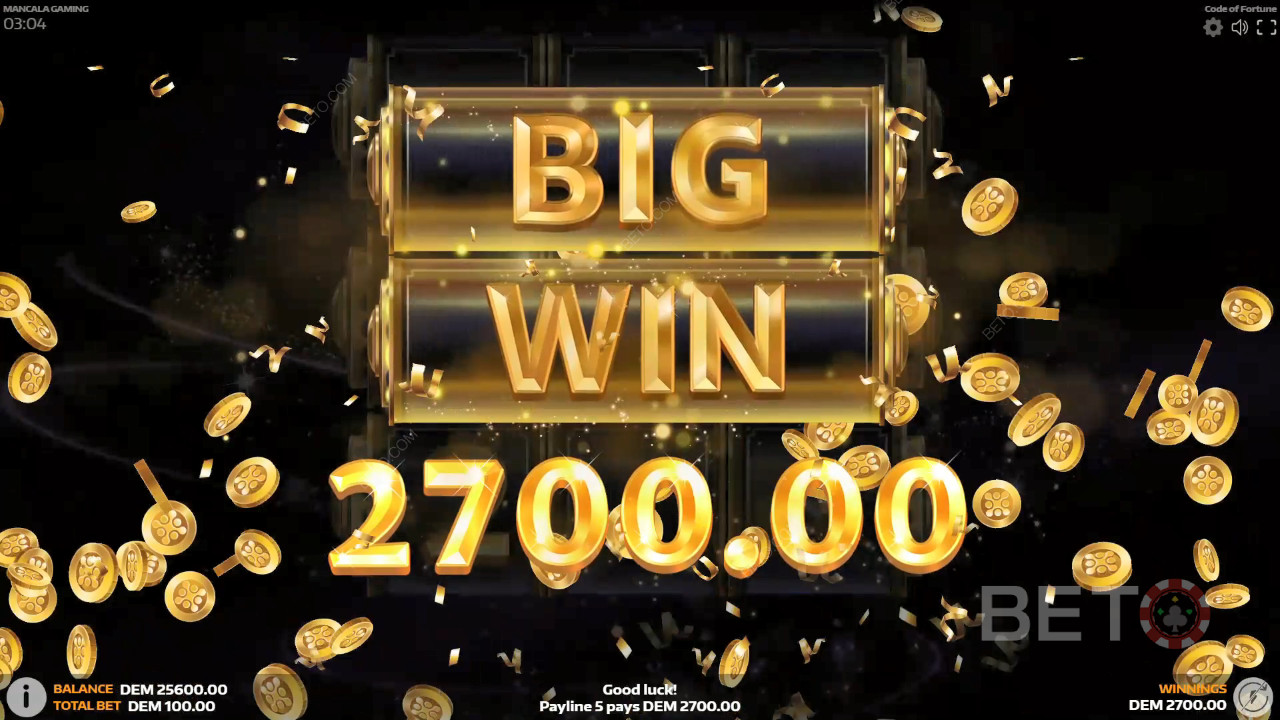 Menangkan 999x taruhan Anda di Slot Code of Fortune!