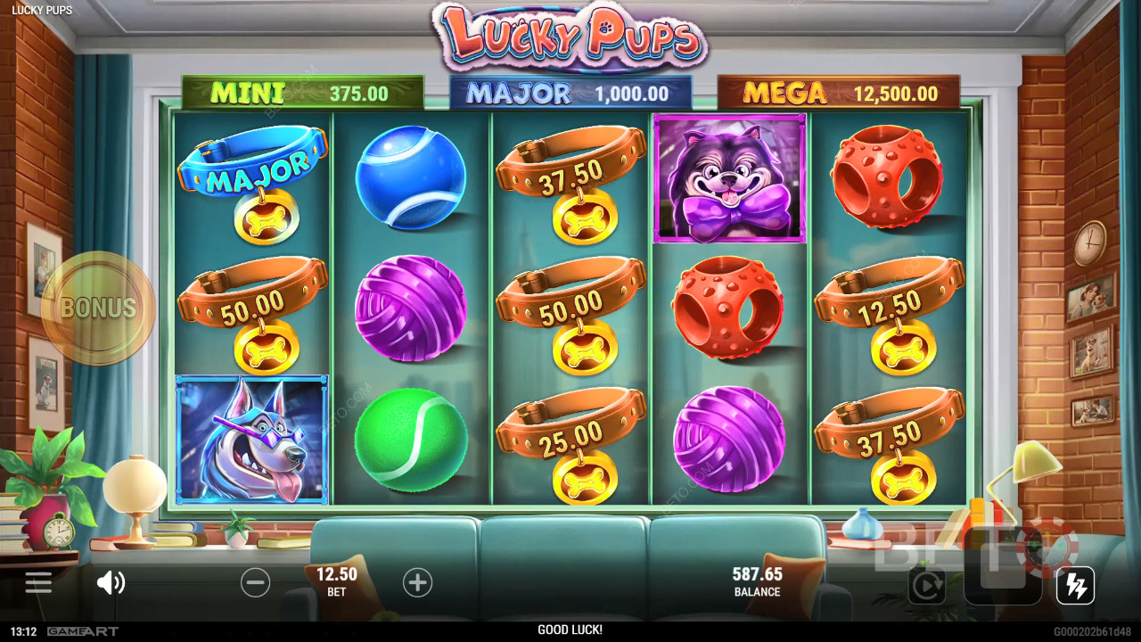 Ulasan Lucky Pups oleh BETO Slots
