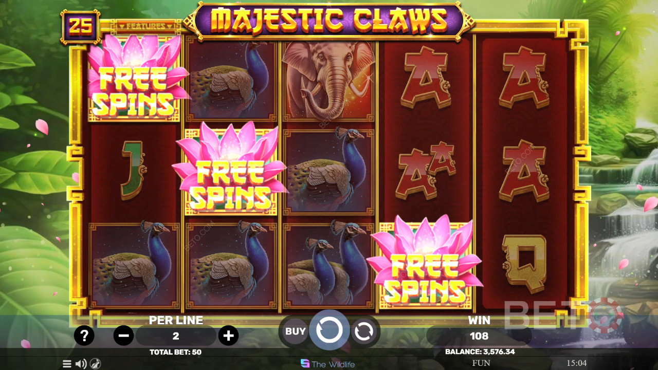 Ulasan Cakar Majestic oleh BETO Slots