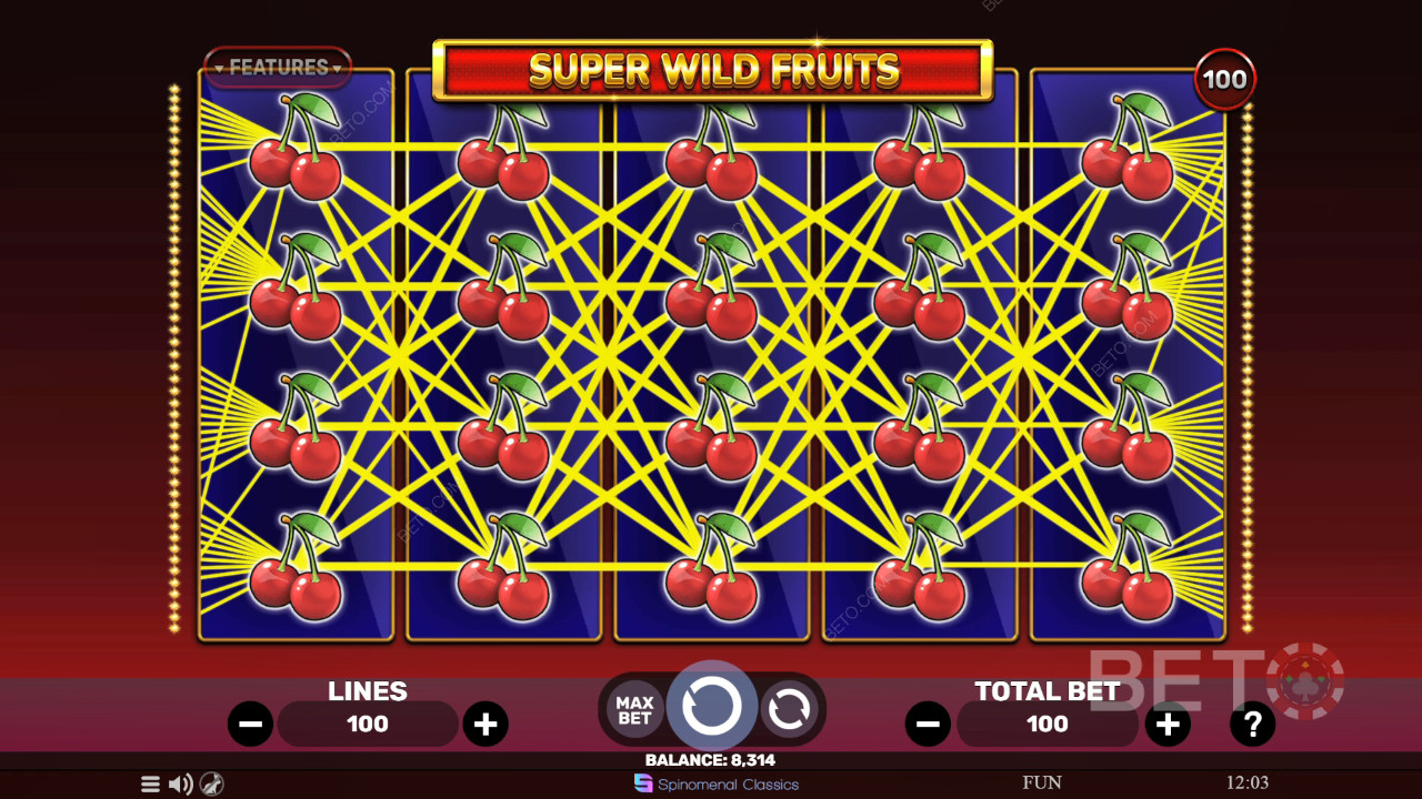 Ulasan Buah-buahan Super Liar oleh BETO Slots