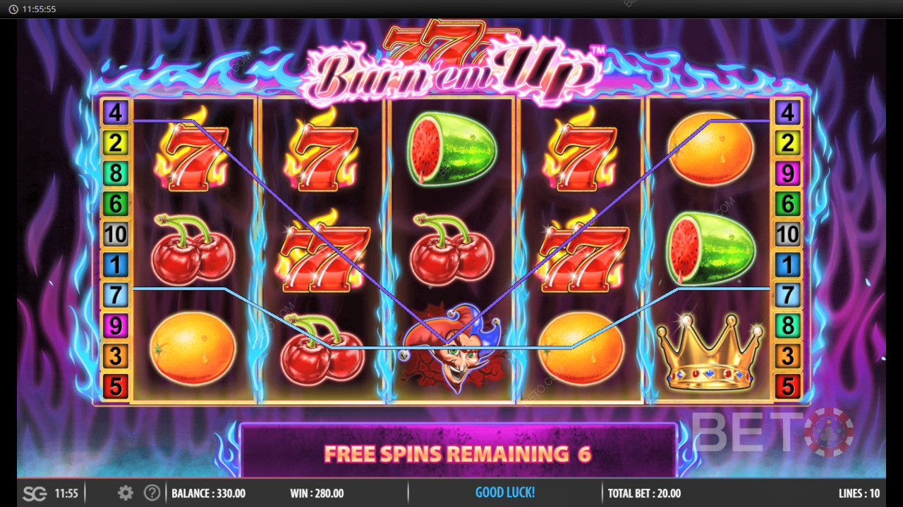 Fitur Bonus Dijelaskan dalam 777 Burn 