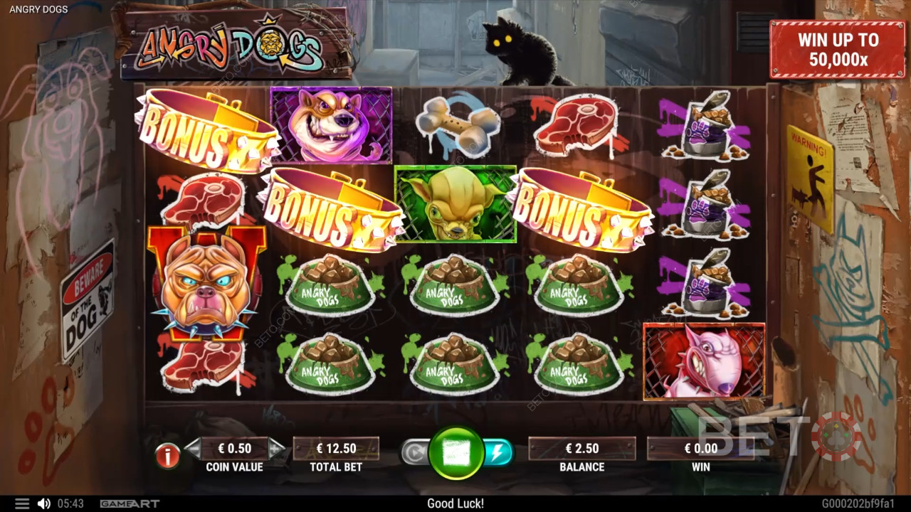 Ulasan Angry Dogs oleh BETO Slots
