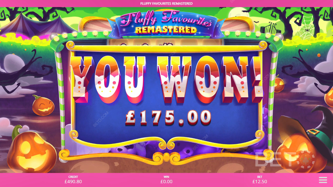 Menangkan hingga 5,000x taruhan Anda di Slot Online Remastered Fluffy Favourites!