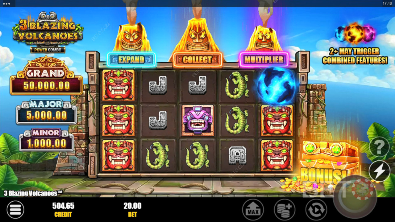 3 Ulasan Kombinasi Kekuatan Gunung Berapi yang Berkobar oleh BETO Slots