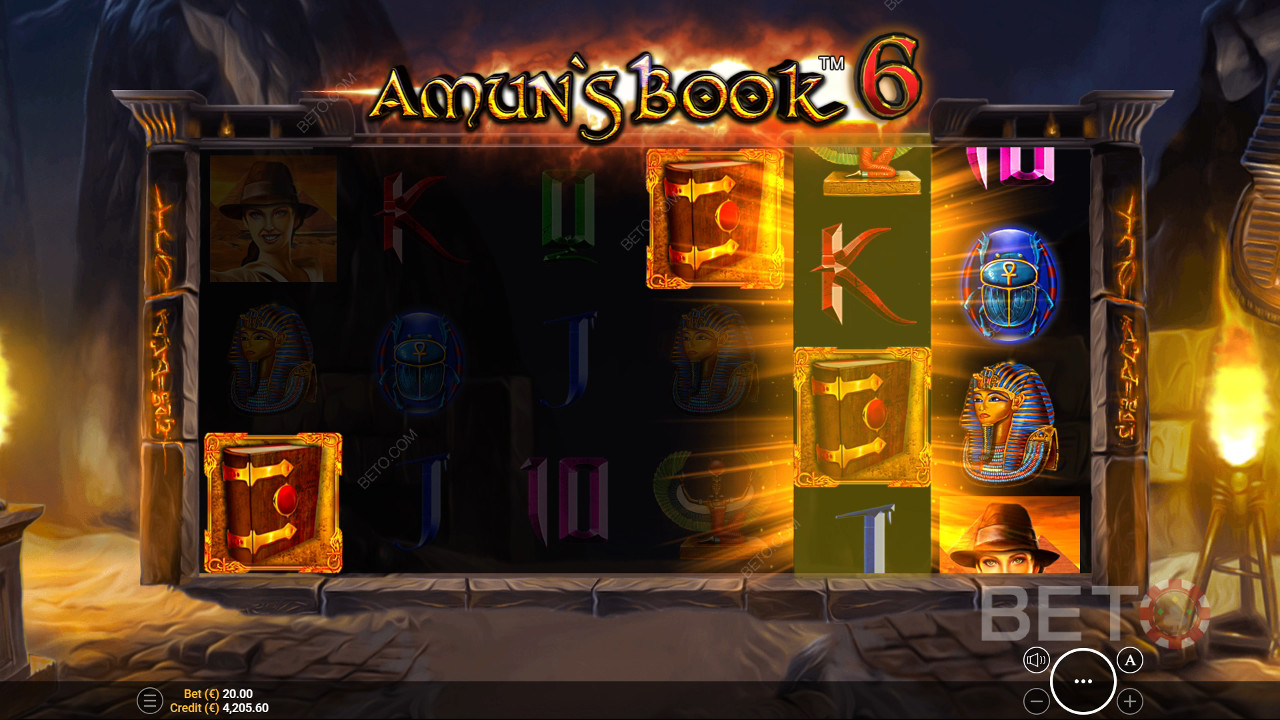 Ulasan Buku 6 Amun oleh BETO Slots