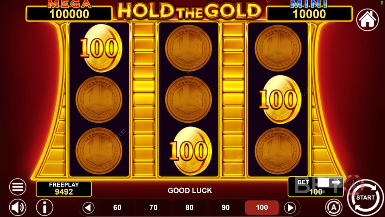 Hold The Gold Review oleh BETO Slots