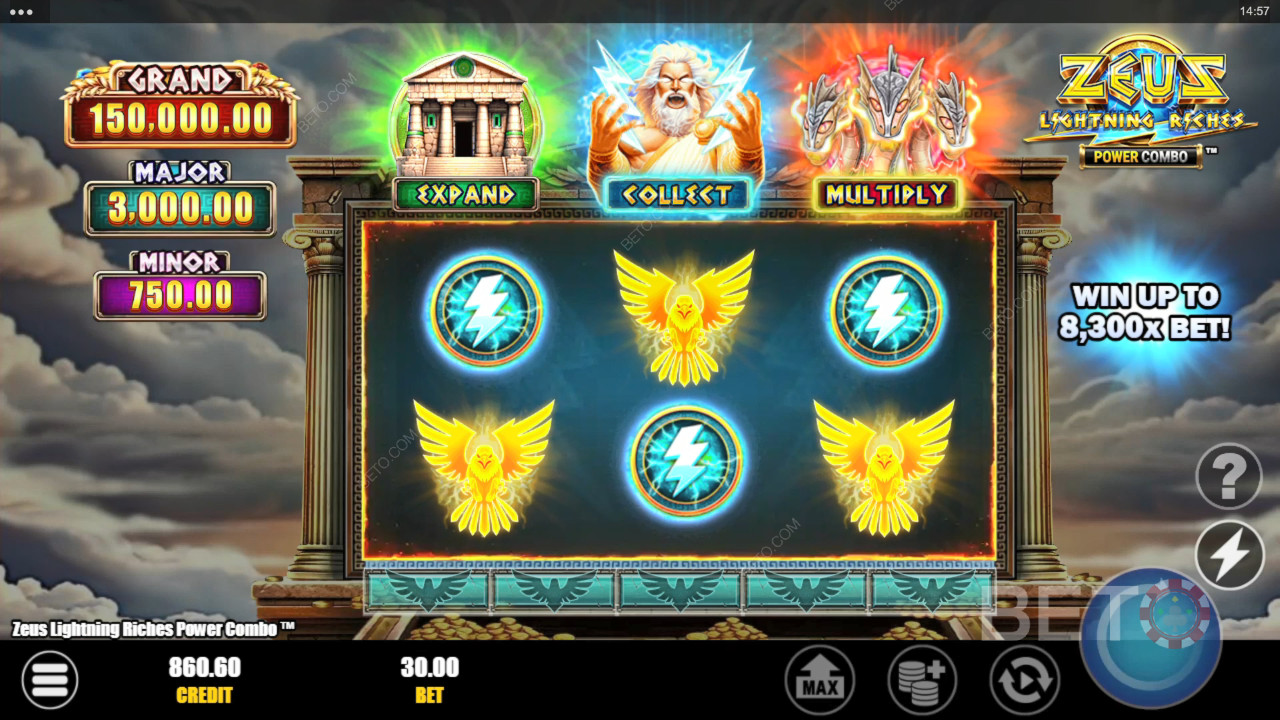 Zeus Lightning Riches Power Combo Main Gratis