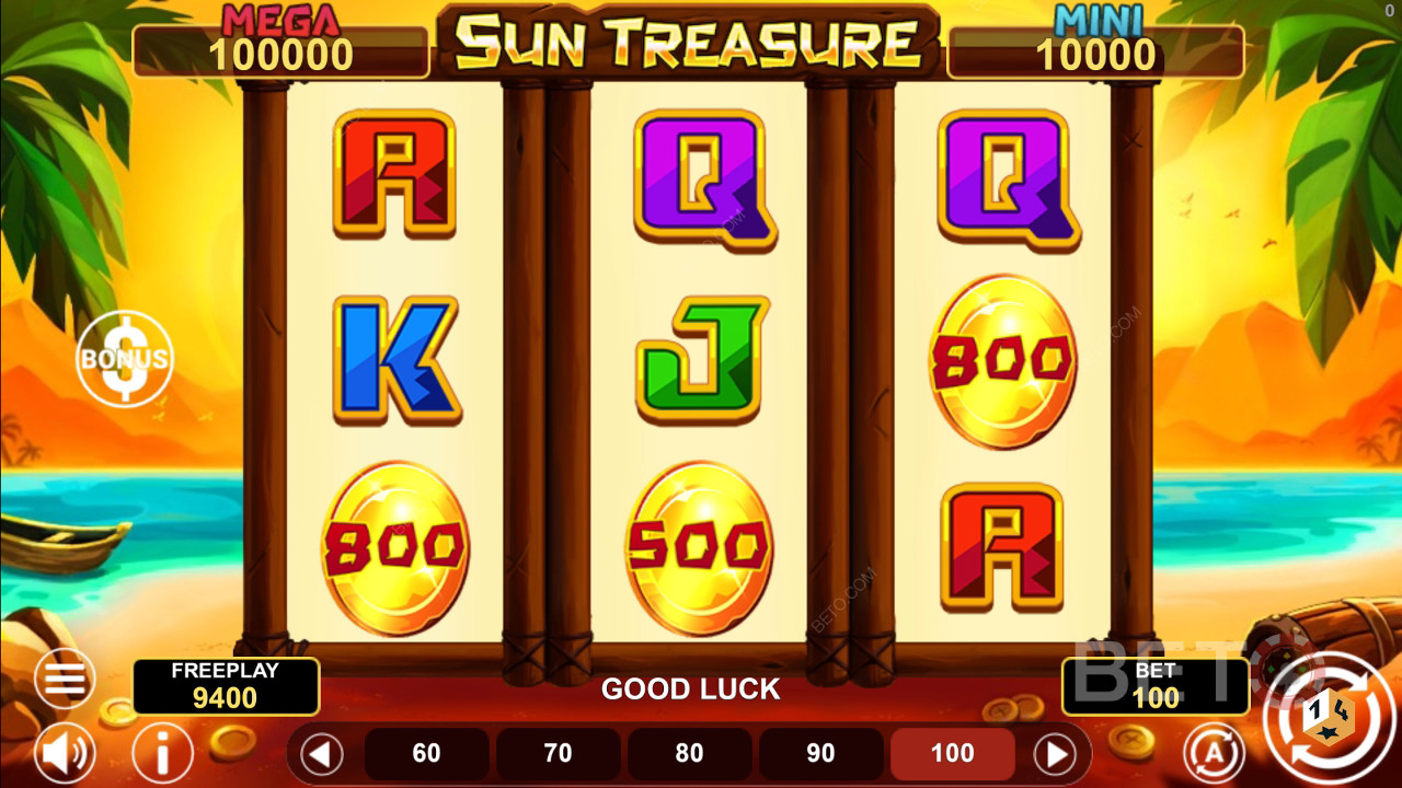 Sun Treasure Hold & Win Review oleh BETO Slots