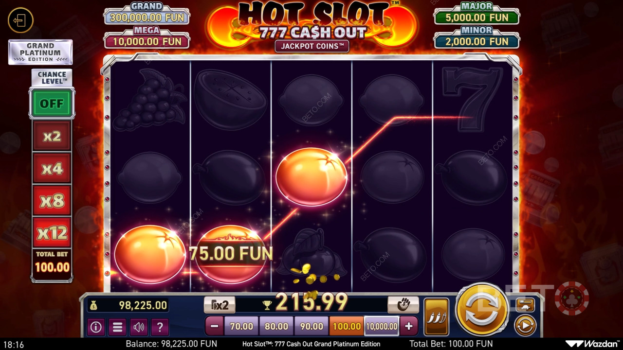 Cara Bermain Slot Panas Wazdan: 777 Cash Out Grand Platinum Edition