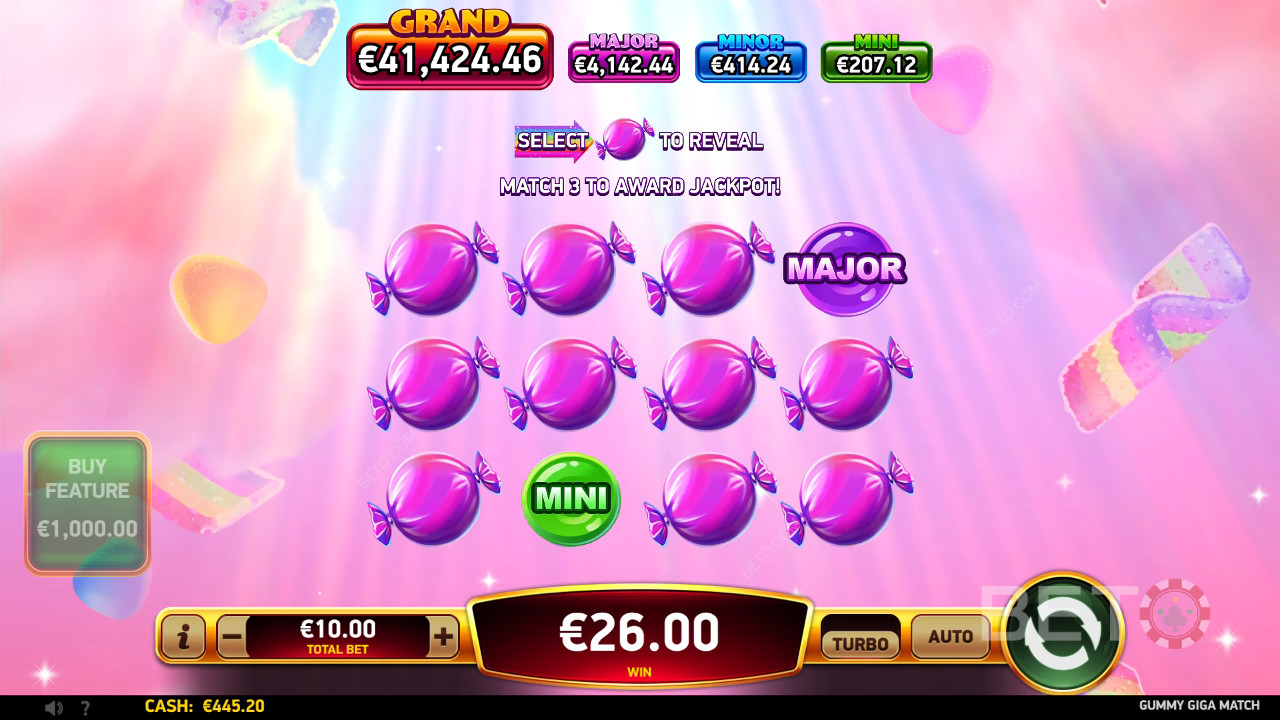 Menangkan 18,997x taruhan Anda di Slot Online Gummy Giga Match!