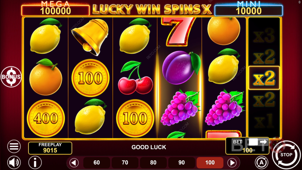 Ulasan Lucky Win Spins X oleh BETO Slots