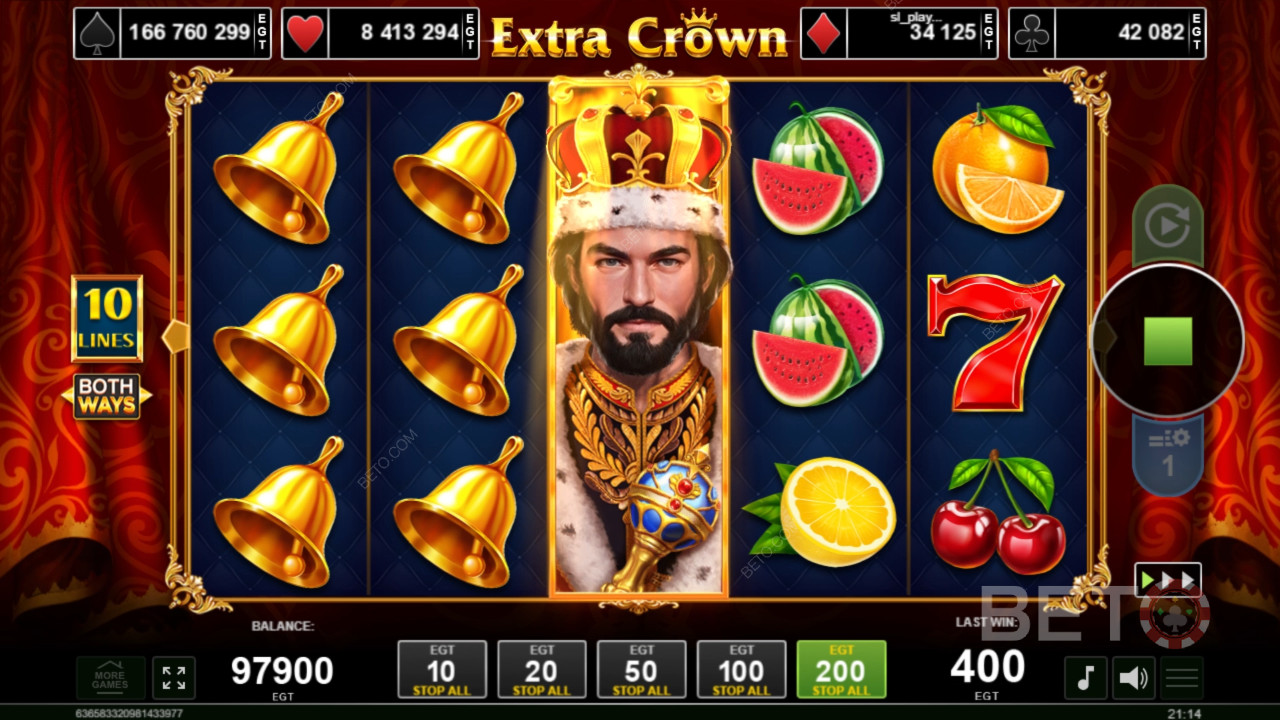 Ulasan Mahkota Ekstra oleh BETO Slots