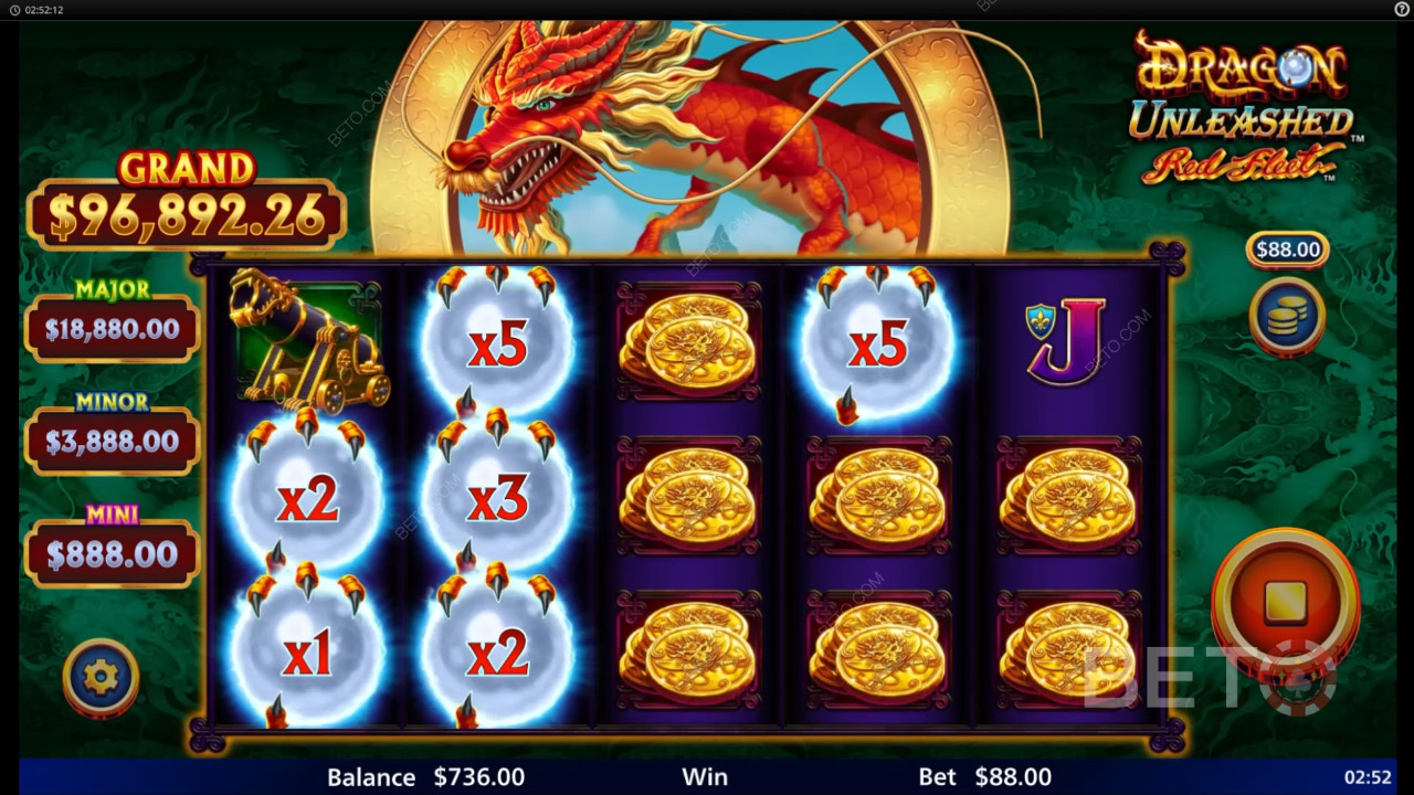 Dragon Unleashed - Ulasan Armada Merah oleh BETO Slots