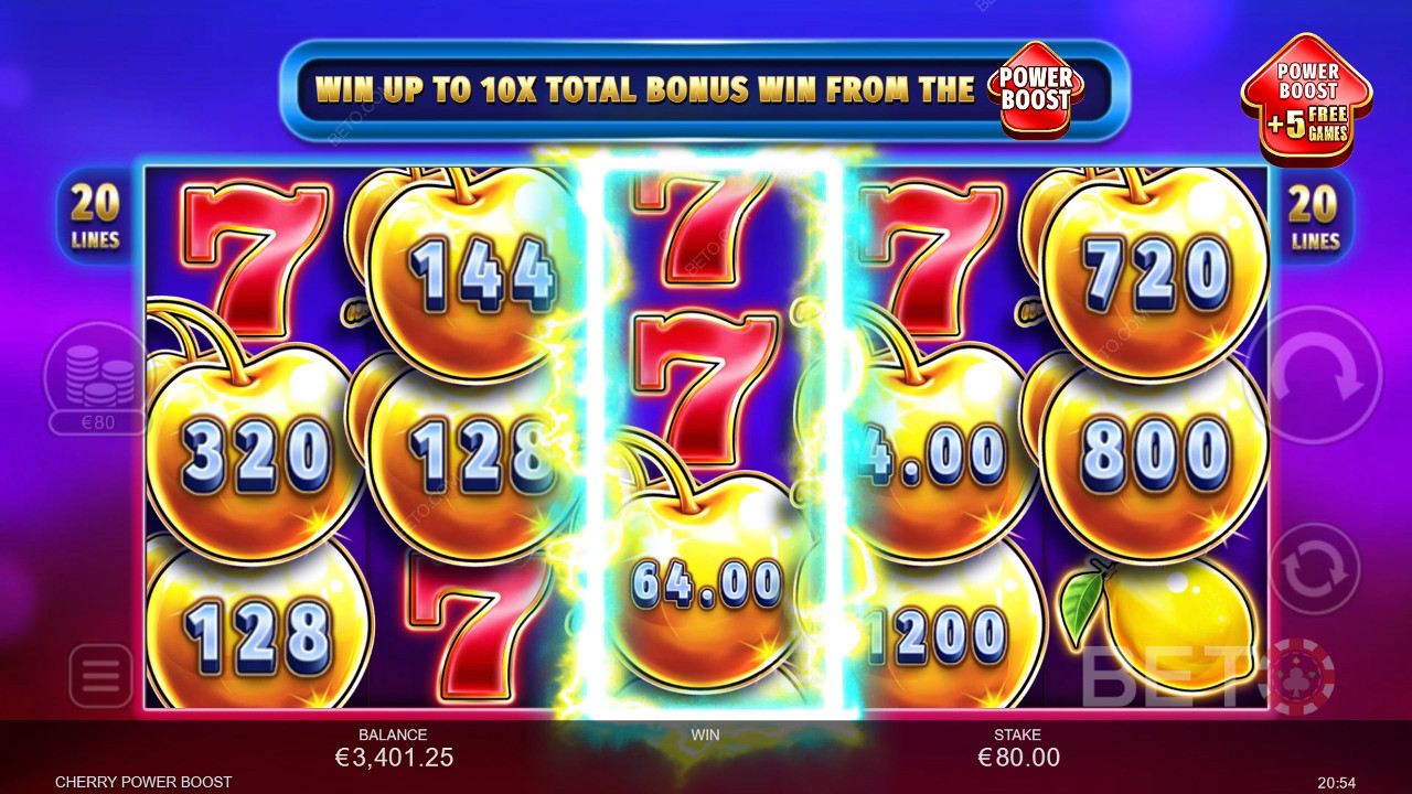 Ulasan Cherry Power Boost oleh BETO Slots