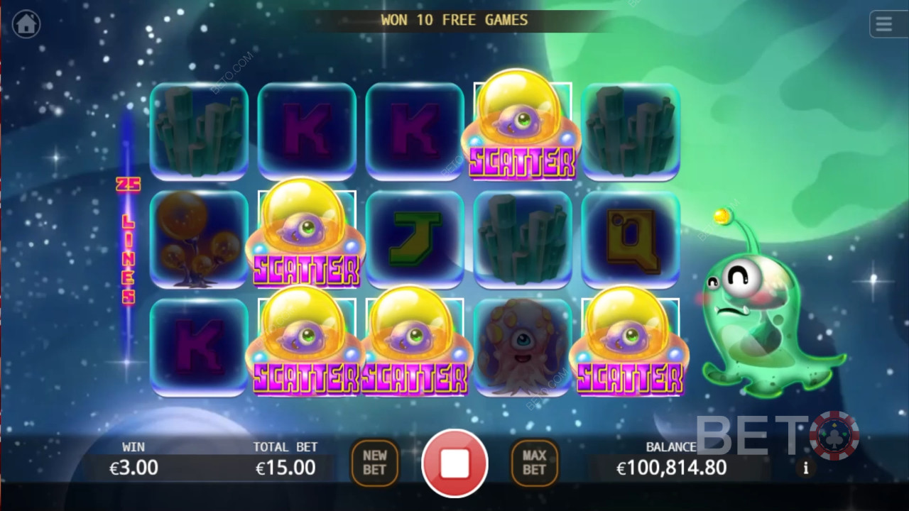 Ulasan Tur Alien oleh BETO Slots