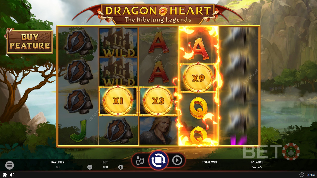 Dragonheart - Legenda Nibelung Ulasan oleh BETO Slots