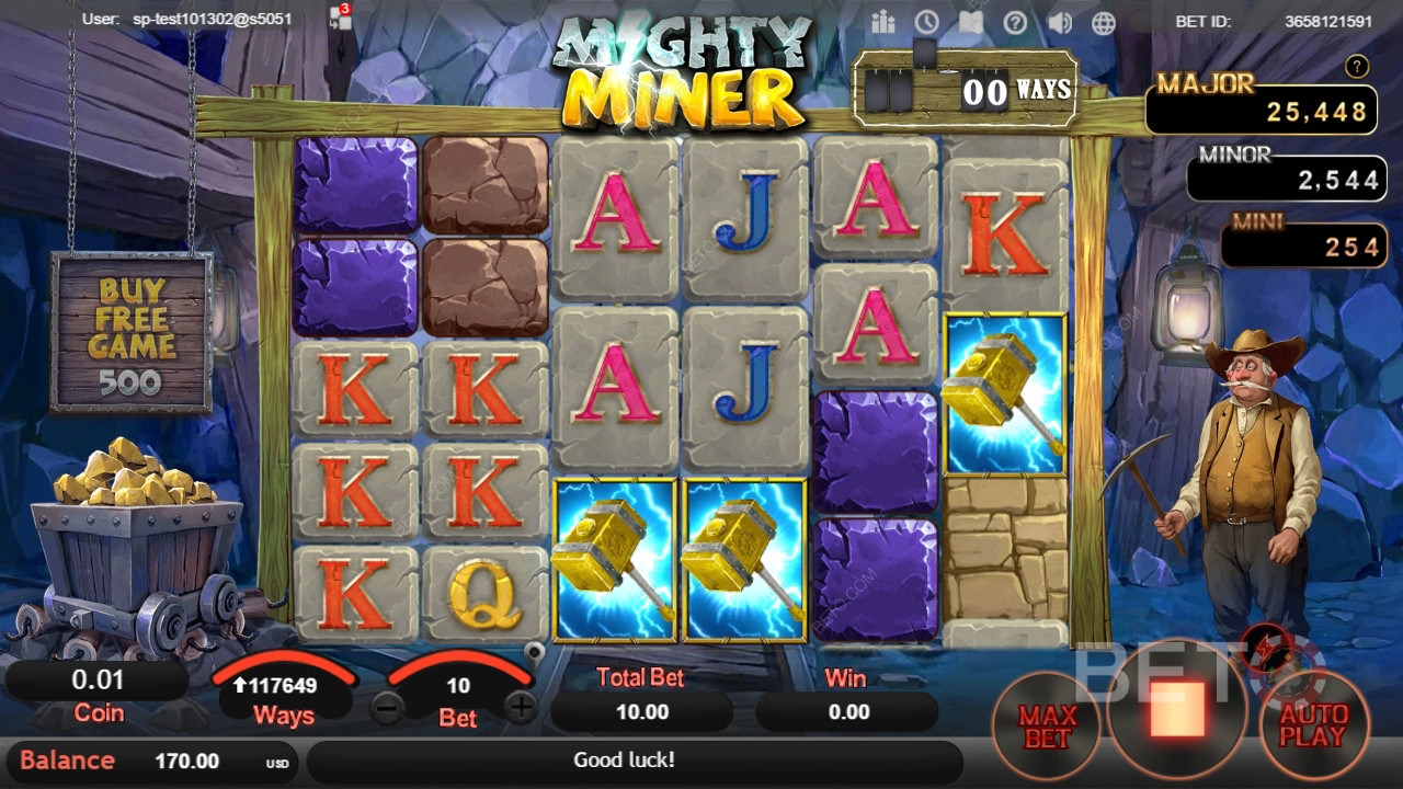 Ulasan Mighty Miner oleh BETO Slots