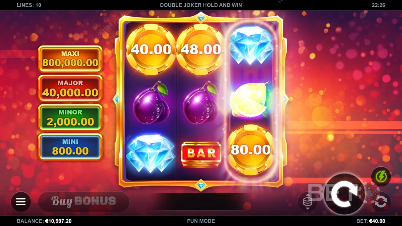 Double Joker Hold and Win Main Gratis